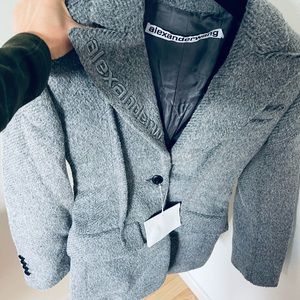 ALEXANDER WANG Alpaca & Wool Blend Blazer